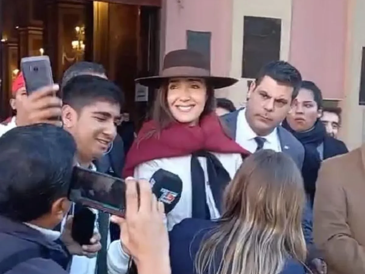 Gustavo Sáenz acompañó la Misa Estacional del Milagro junto a Victoria Villarruel